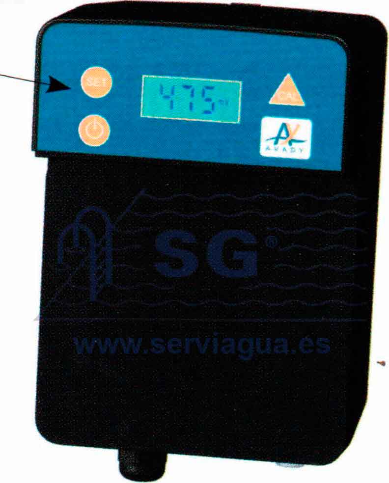 ChloriProtect RX LCD Pantalla retroiluminada alto contraste