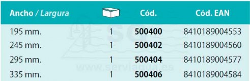 3A500400-recta-tabla