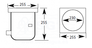 3F500100-regulador-nivel-tapa-cuadrada-esquema