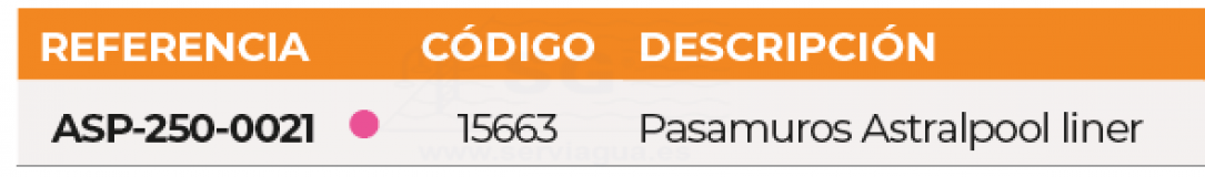 3SCSASP-250-0021-pasamuros-astralpool-liner-tabla
