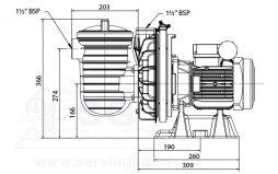 3SCSTA-100-0543-bomba-5P2R-Sta-Rite-esquema